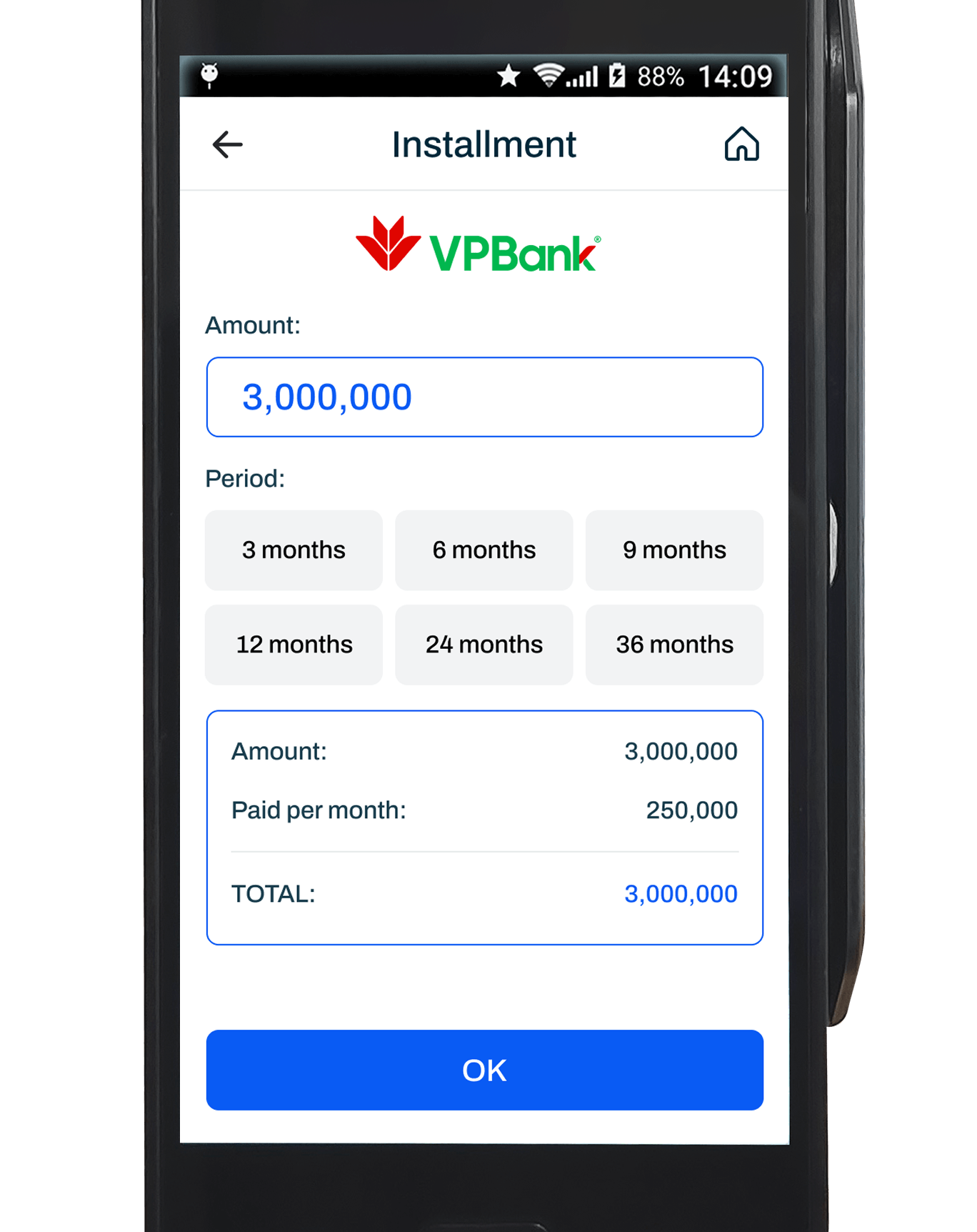Tự động nhận diện thẻ và kỳ hạn